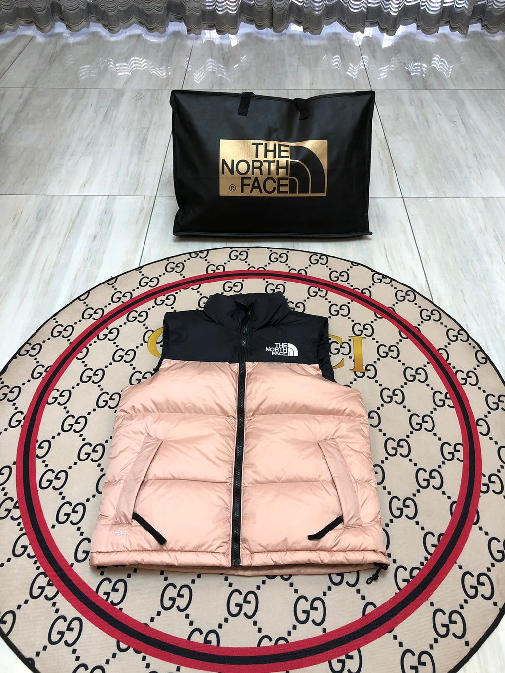 The North Face Women's Pink Down Vest – 1996 Retro Nuptse Sleeveless Puffer Jacket