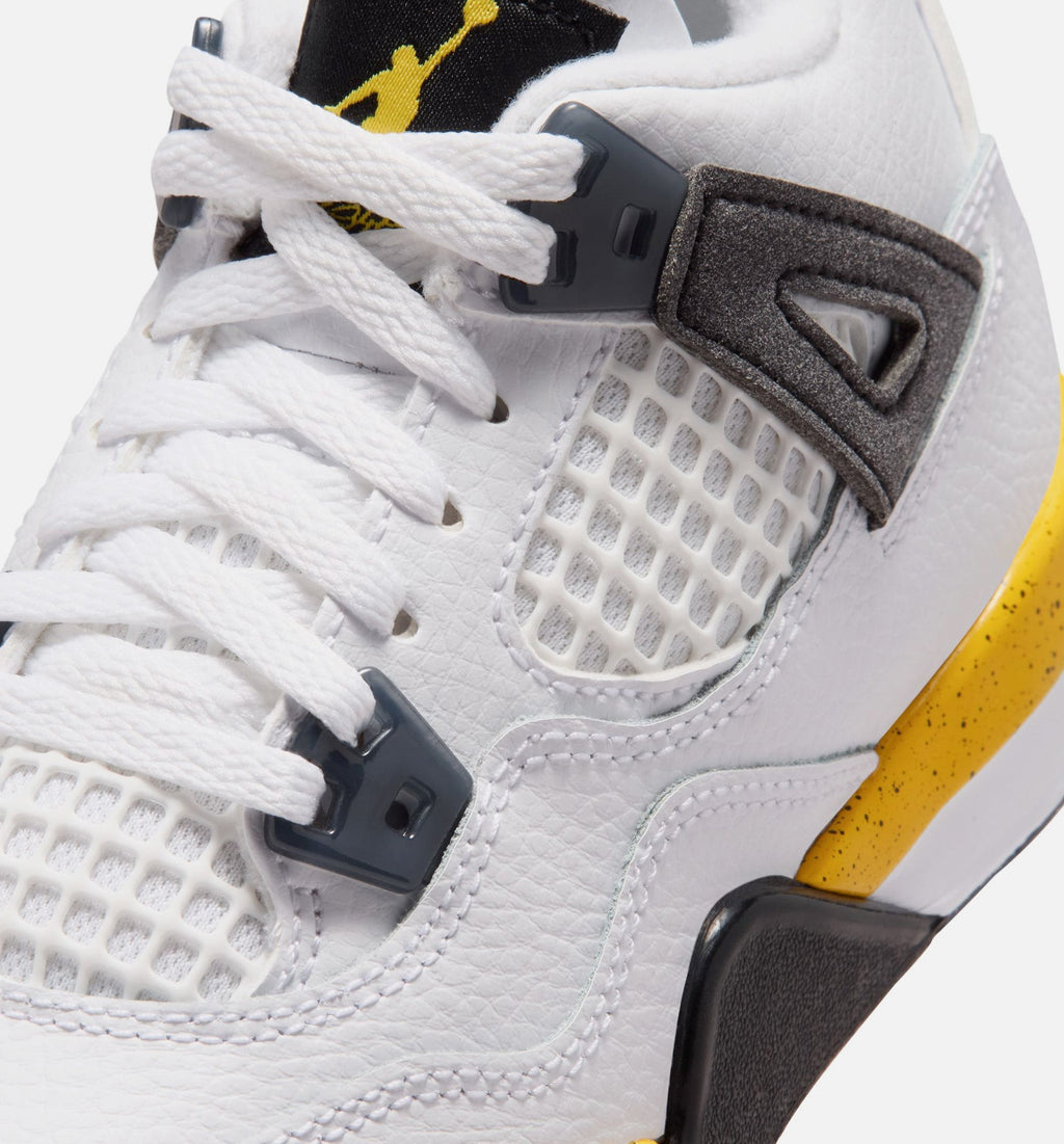 Air Jordan 4 Retro Rare Air Tour Yellow Preschool Sneakers