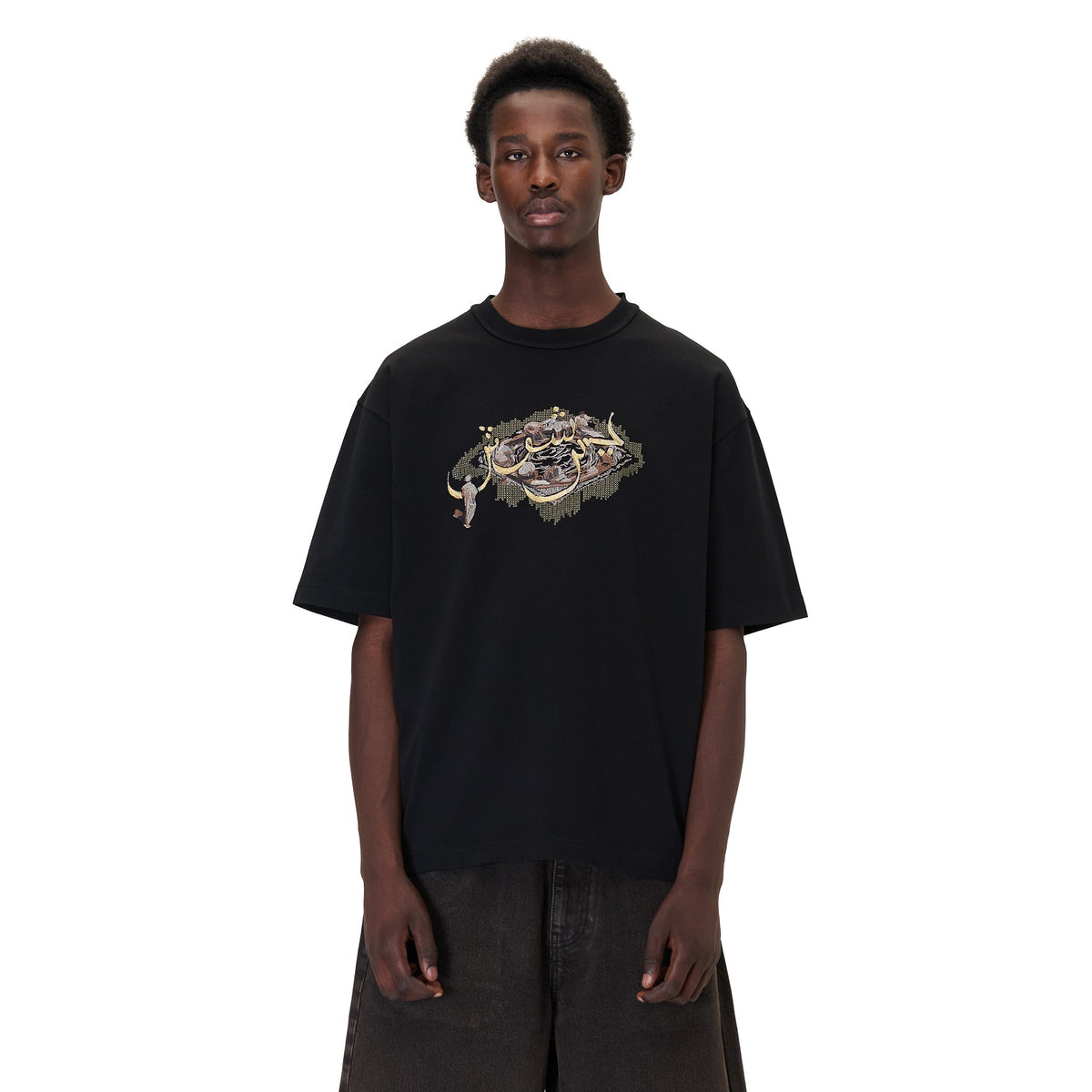 "aziza" T Shirt black 02