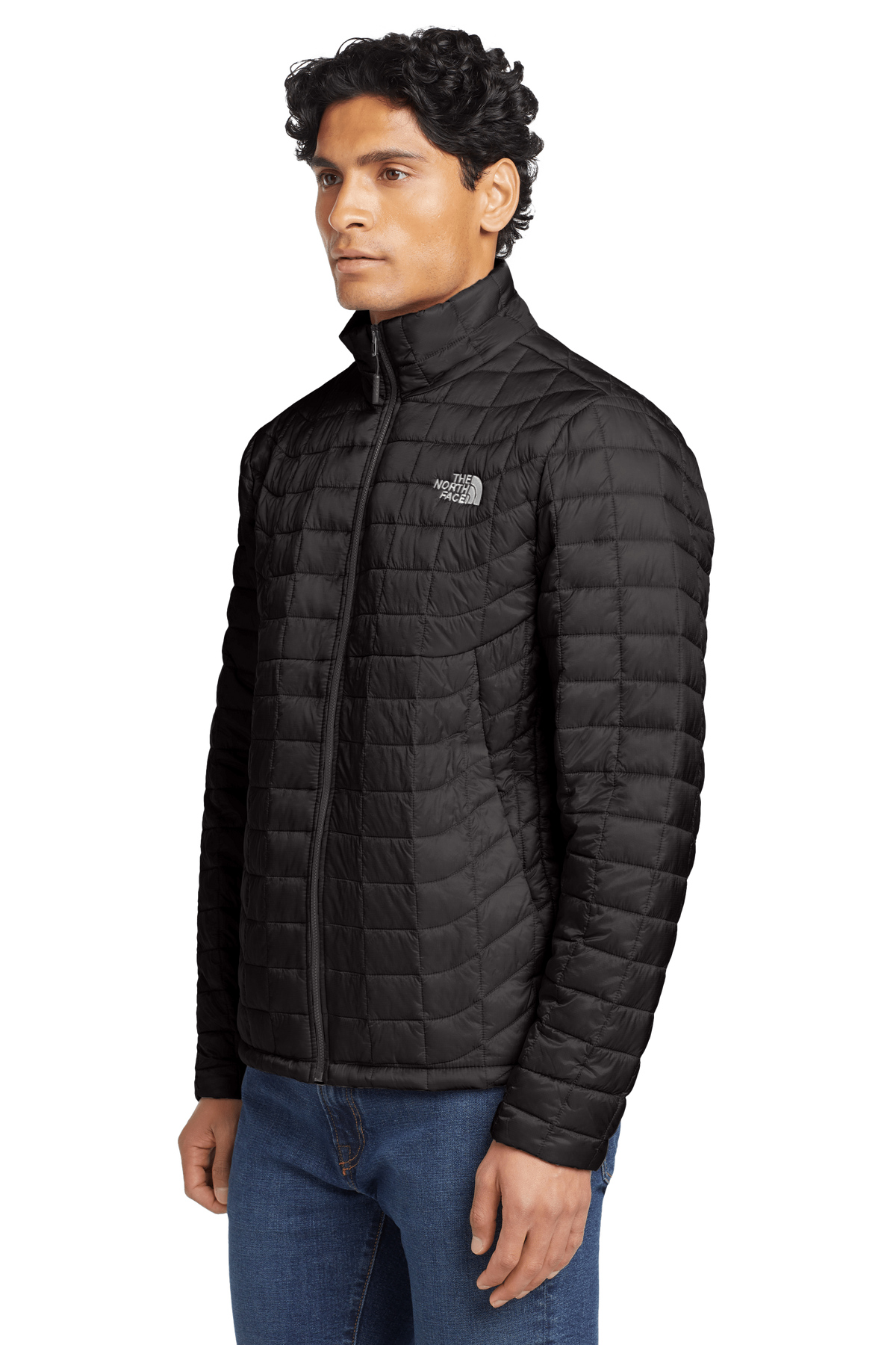 The North Face Men's Black ThermoBall Eco Jacket – Lightweight Packable Square-Baffle Insulated Puffer