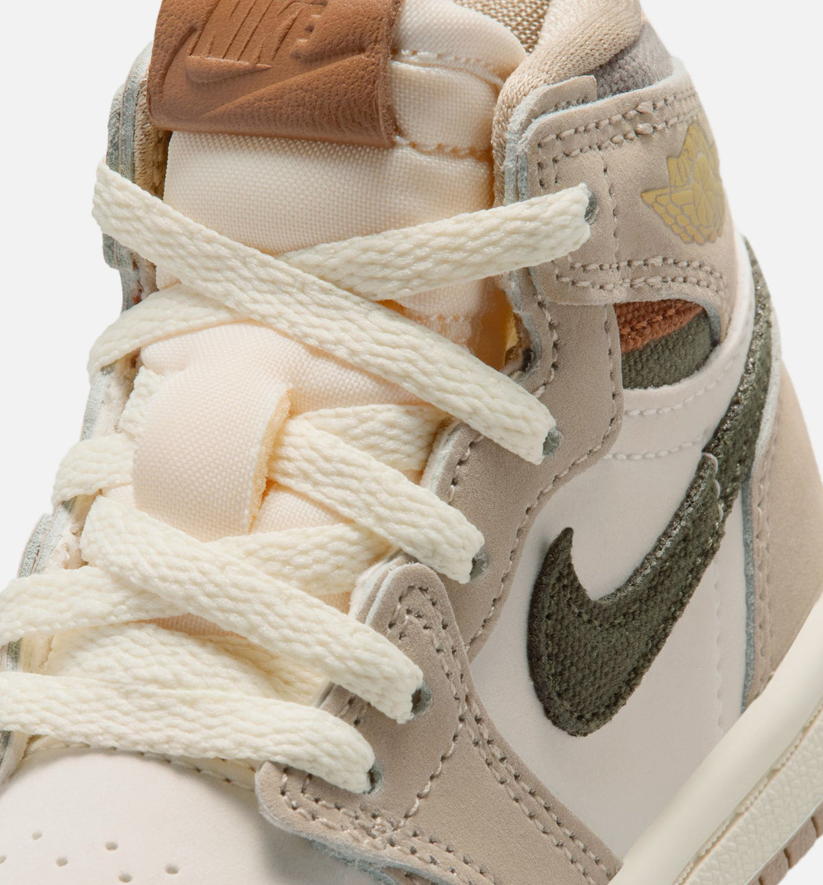 Air Jordan 1 Retro High OG Khaki Baby & Toddler Sneakers