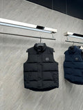 Canada Goose Men's Black Down Vest – Freestyle Crew Sleeveless Puffer Jacket