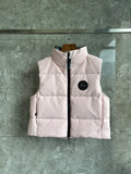 Canada Goose Women's Pink Down Vest – Freestyle Sleeveless Puffer Jacket