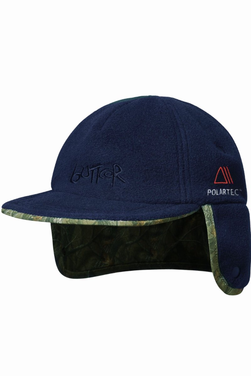 BUTTER POLARTEC REVERSIBLE TRAPPER CAP Forest Camo / Navy