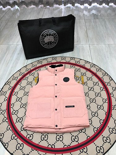 Canada Goose Men's Pink Down Vest – Garson Sleeveless Puffer Jacket