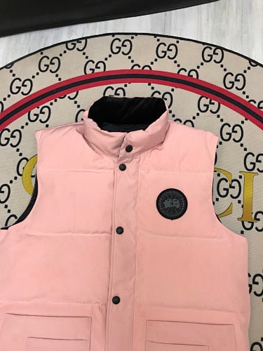 Canada Goose Men's Pink Down Vest – Garson Sleeveless Puffer Jacket