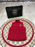 Canada Goose Men's Red Down Vest – Garson Sleeveless Puffer Jacket