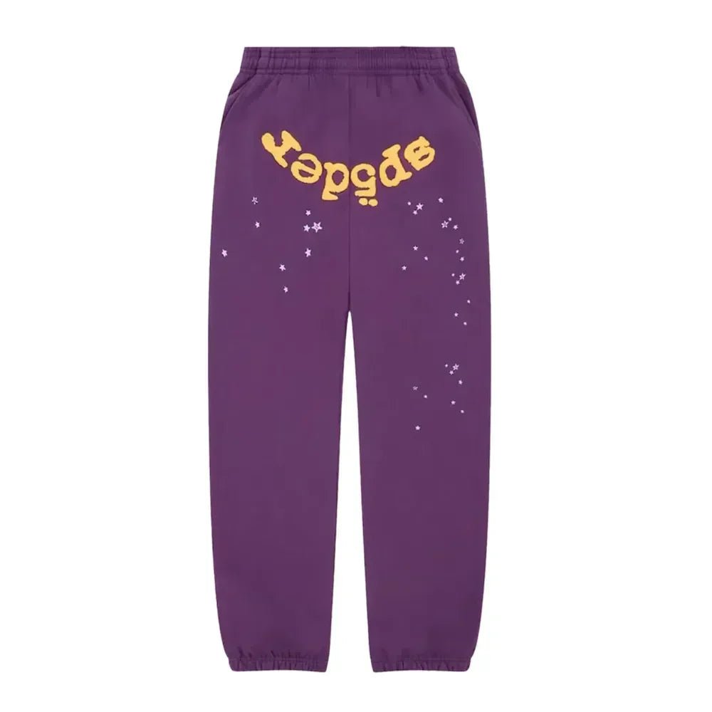 Sp5der Star OG Web V2 Sweatpant Purple