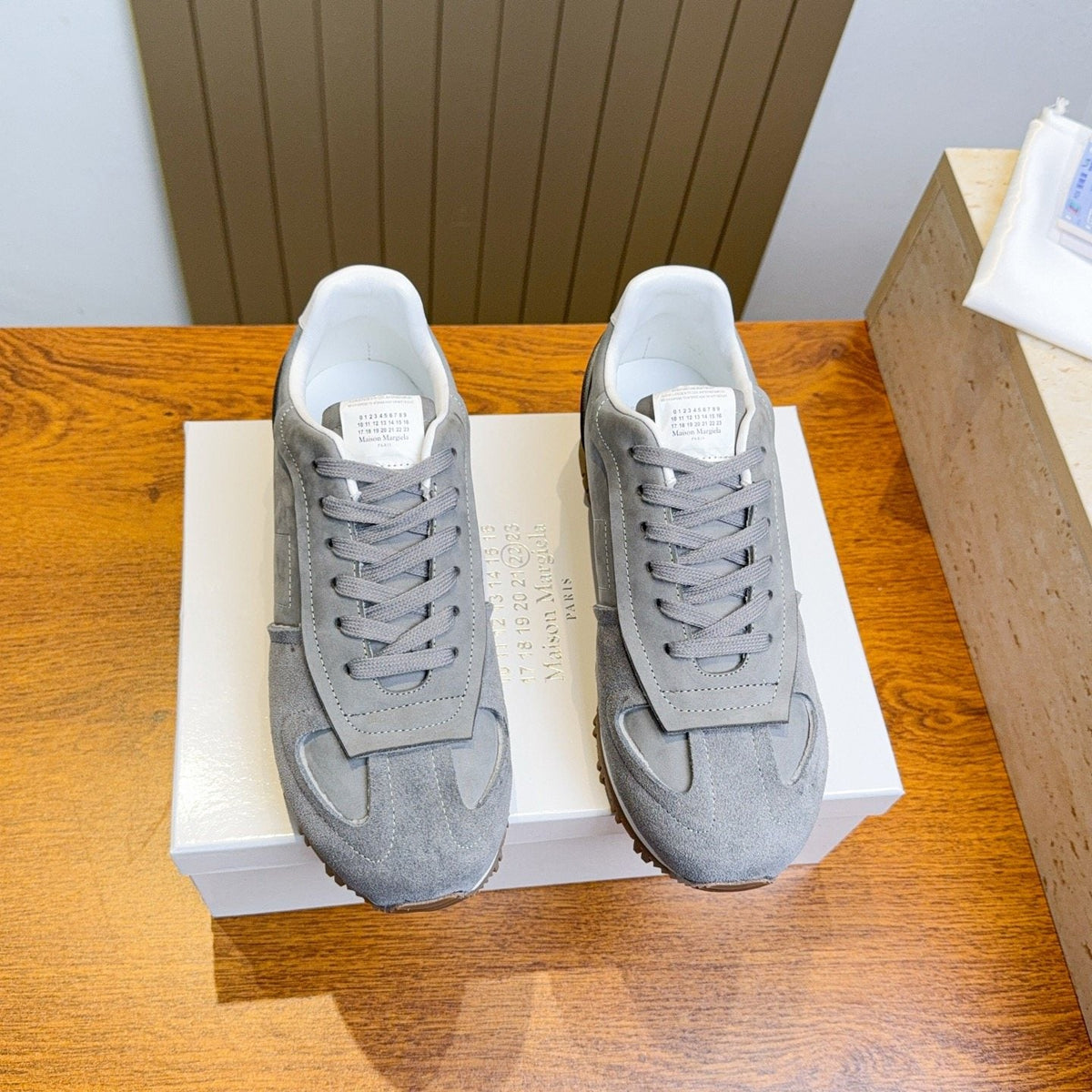 Maison Margiela Black Low-Top Sneakers