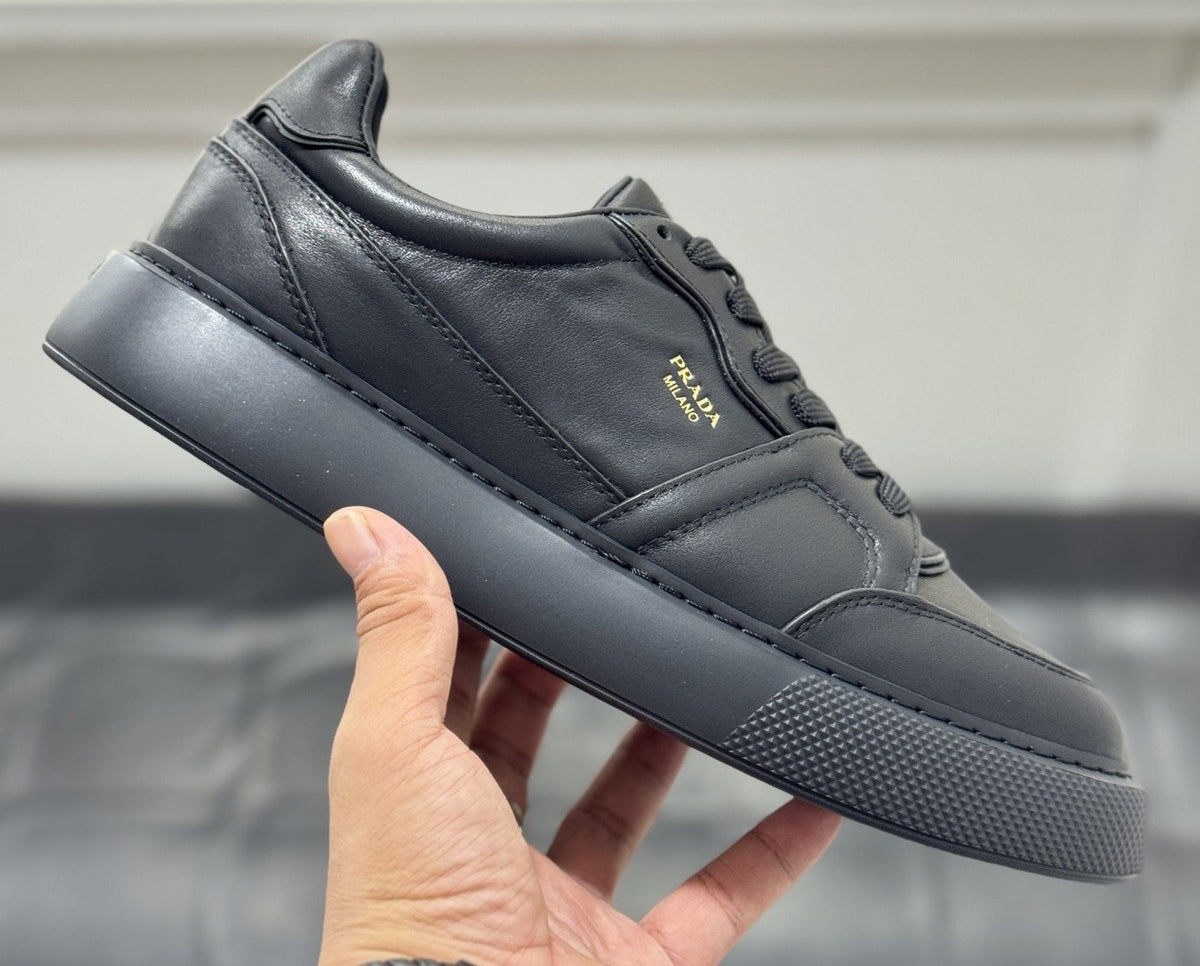 Prada Men's Paneled Lace-Up Sneakers