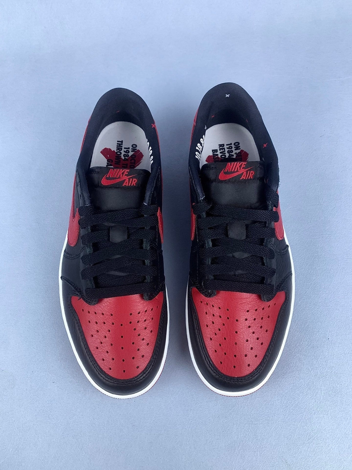 Air Jordan 1 Low Banned Black/Red Unisex Sneakers IW6276-001